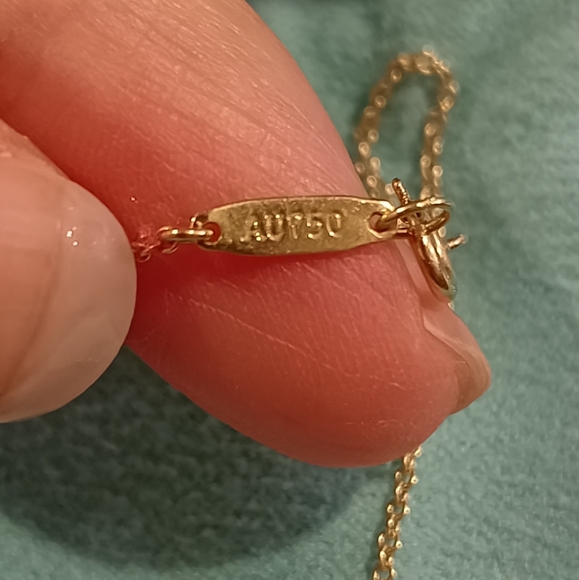 Authetic Tiffany 18k Yellow Gold and Diamond Daisy Key Pendant 1.5" - Picture 3 of 8